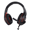 Miniatyrbillede 4 af 8: Gaming Headset med støjreduktion, stereo, stærk bas, linjekontrol, cool belysning, kablet gaming-hovedtelefoner til PS4 og PS5