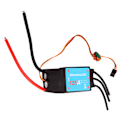 Miniatyrbillede 6 af 8: Børsteløs ESC Sort 125A Børsteløs ESC RC Båd To-vejs Vandkølet ESC til RC Både Undervands Propeller