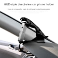 Miniatyrbillede 3 af 8: Car Leopard Form Dashboard Telefonholder Universal Mobiltelefon Bilholder til Auto Forrude og Dash