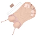 Miniatyrbilde 8 av 8: Midjetrener for kvinner Shapewear med BH Slanking Magekontroll Helkroppsbody (Kaffe)M(38B)