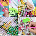 Pikkukuva 4 / 5: Luonnonkaunis 30x40 cm 5D diamond painting - 2 set