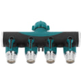 Miniatyrbillede 2 af 8: 4-vejs slangesplitter Metalventil Vandfordelingscontroller Tilslutning Haveplæner Produkt