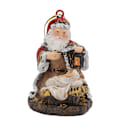 Miniatyrbild 1 av 8: Jultomte Staty DIY Handgjord Handmålad Gammal Man Lykta Form Julgran Dekoration Hänge Prydnad