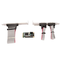 Miniatyrbillede 6 af 8: Mini PCIe seriel parallel udvidelseskort 6 Gbps PCI Express til printer LPT Port 2 Port RS 232 DP9 Pin Adapter til 4U chassis
