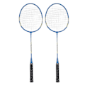 Miniatyrbild 7 av 8: LEIJIAER Badminton Racket Set för 2 spelare Järnlegering Professionell Träningsutrustning Ersättningsutrustning Blå