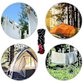Miniatyrbilde 5 av 5: S Loop Telt Vindtau med Snorjustering - Utendørs Camping Telt Himmeltelt Reflekterende Vindtau Lysende Vindtau 4 Meter Multi-Funksjon