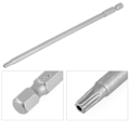 Pikkukuva 5 / 8: 5 kpl 150mm 1/4" kuusiovarsi T10-T30 magneettinen turvatähti BST ruuvimeisselin kärkisarja