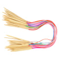 Pikkukuva 4 / 8: 18-osainen pyöröpuikkosetti, kaksiteräinen bambuväriputki, neulontatyökalu, lisävarustepakkaus (80 cm lisävarustepakkaus)