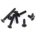 Miniatyrbillede 3 af 8: 200 stk/æske M3 Forsænket fladt hoved sekskantet skruebolt maskine fastener sortiment sæt