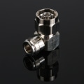 Miniatyrbilde 6 av 7: N Hann til N Hunn rettvinklet adapter - 2 stk, 50ohm, N-kontakt