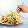 Pikkukuva 5 / 8: 304 ruostumattomasta teräksestä valmistetut syömäpuikot japanilaiset sushi syömäpuikot ruokailuvälinesarja (vaaleanpunainen hopea)