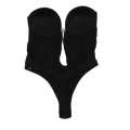 Miniatyrbild 2 av 8: Kvinnor One Piece Underkläder Charmig Deep V Underkläder Bodysuit för Cosplay Aftonklänning Bröllopsklänning Svart