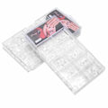 Miniatyrbillede 2 af 8: 200 stk halvmåneformet neglespids Husholdnings bærbare DIY falske falske negle manicureværktøj