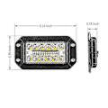 Miniatyrbillede 3 af 5: 2 stk. 12V 6 tommer planmonteret arbejdslys 26 LED super kraftig spotlight bilforlygter-B15