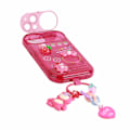 Miniatyrbild 2 av 8: Phone case Silikon Mjukt Spegelställ Klart print Phone case med snöre för IOS Rose Red för IOS 13