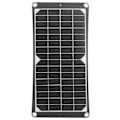 Miniatyrbild 2 av 8: Bärbar monokristallin solpanel Flexibel USB port 10W för nödladdning utomhus
