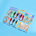 Pikkukuva 6 / 8: Paper Quilling -sarja Gradient Ramp Värikäs Scrip DIY Käsityötaidetyökalusarja