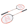 Miniatyrbillede 7 af 8: 1 par badmintonketsjer i carbonlegering - integrerede badmintonketsjere med opbevaringspose til træning og konkurrence