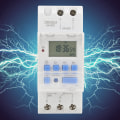 Miniatyrbilde 3 av 8: TM919A-3 24V DC 16A LCD 7 dager programmerbare digitale timerbrytere
