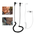 Miniatyrbilde 3 av 8: 3,5 mm Mono Listen Only Overvåking Akustisk rør Ørestykke Headset Anti-stråling for radio
