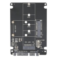 Miniatyrbillede 5 af 8: M.2 NGFF/MSATA til SATA 3.0 Adapter SSD til SATA Converter Reader Board Computer Udstyr