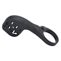 Miniatyrbilde 4 av 6: Slitesterk plast sykkelstyre datamaskin GPS-feste for Garmin Edge (svart)