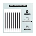 Miniatyrbillede 3 af 5: 20 stk. Udskiftnings Standard Pen Nib Sort Udskiftning Refill Pen Nib Kompatibel Med Bamboo _SZXM