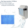 Miniatyrbilde 2 av 5: 12 stk. erstatningsfiltre for tørketrommelventil for Funmas ventil innendørs tørketrommel