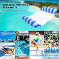 Miniatyrbillede 5 af 5: Oppustelig Pool Float, 2-pak Voksen Pool Floaties, Multi-Purpose 4-i-1 Svømme Vand Flydende Flåder Hængekøje, Drifter til Pool, Sø, Strand, Flod