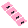Miniatyrbild 6 av 8: 10 STK RFID-blockerande korthållare Stöldskydd Ultratunt RFID-identitetskortskydd för män Kvinnor Rosa