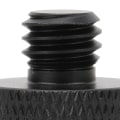 Miniatyrbild 4 av 8: Mikrofonstativadapter 5/8" hona till 3/8" hanskruvgängad adapter - svart