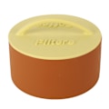 Miniatyrbillede 7 af 8: Kaffe filter opbevaringsholder letvægts silikoneholder anti-støv rund kaffe filter dispenser til hjem kaffebar karamel og ingefær