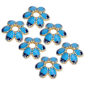 Miniatyrbilde 4 av 8: 30 stk Folwer Shape Bead Caps Legering Halskjede Armbånd Torus for Smykker DIY Tilbehør