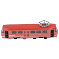 Miniatyrbilde 8 av 8: Barn Trolleybussleke i legering for barn - Simulert bussmodell med tilbaketrekksfunksjon - Dekorasjon - Bursdagsgave - Rød
