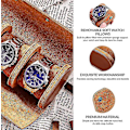 Pikkukuva 3 / 5: Miesten nahkainen watch – Vintage 3 - case watch – joustavaa PU-materiaalia watch ja korujen säilytykseen