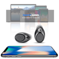 Pikkukuva 6 / 8: Langattomat Bluetooth-kuulokkeet DC 5V TWS-kuulokkeet CNC-kaiverrettu titaanimateriaalin käsittely, tukee Type C -latausta (harmaa)