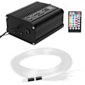 Miniatyrbild 7 av 8: 16W fiberoptisk ljus RGBW LED-takljussats APP-kontroll med 2m fiberoptisk kabel
