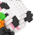 Miniatyrbillede 8 af 8: Mikrobyggeklodser Legetøj Panda, der krammer orange Miniature Klodser Søde Dyr Byggeklodser Sæt Legetøj Panda med Orange