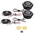 Miniatyrbillede 1 af 8: 2 stk. Kreative Auto Car Spider Pattern Super Power Loud Audio Speaker Tweeter Højttaler