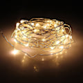 Pikkukuva 1 / 5: Valkoiset LED-valot - Paristokäyttöiset - 50 kirkasta mikro-LEDiä - 5m Fairy Lights - Sisä- ja ulkokäyttöön