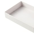 Miniatyrbillede 5 af 5: Skrivebordshylde med stor kapacitet - A4-størrelse, gør-det-selv-samling, holdbar ABS-harpiks, Grå hvid, A5-kasse - 24x15,2x4