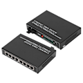 Miniatyrbilde 7 av 8: Ethernet Fiber Switch TBC-MC3418ED20 Plug Play Stabil Robust Aluminiumlegering Datamaskinnettverksswitcher 100-240VUK Plugg