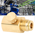 Miniatyrbilde 8 av 8: Soda sylinderadapterventil med bryter hunngjenger TR21-4 til hanngjenger G1/2 for Soda Stream