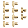 Miniatyrbilde 8 av 8: 10 stk SMA Tee Adapter Bred båndbredde OFC Radio Frequency Adapter SMA Coax-kontakt for GPS-system