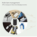 Pikkukuva 5 / 7: Bluetooth tuotehaku Estä kadonneiden lasten lemmikkilaukun seurantalaite Smart Key Locator Androidille IOS Blackille