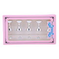 Miniatyrbillede 2 af 8: Manicure 5 stk. Neglekunst Tip Holdere Magnetisk Skakbræt Display Praksis Træningsstativ