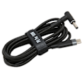 Miniatyrbillede 7 af 8: JORINDO USB C til DC-stik 100W Hurtigopladning Bærbar Praktisk Holdbar Blød Slidfast Laptop Strømledning til hjemmekontor0,5 M