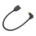 Miniatyrbillede 3 af 8: Displayport han til displayport hun støtte 8K ved 60HZ 4K ved 144HZ 0,3 meter 90° albue Displayport 1.4 kabel til DVD