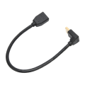 Pikkukuva 3 / 8: Displayport uros-Displayport naaras -tuki 8K at 60Hz 4K At 144Hz 0,3 metriä 90° kyynärpää Displayport 1.4 -kaapeli DVD:lle