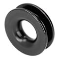 Miniatyrbillede 1 af 8: Redningsring Træk Snatch Remskive Aluminiumlegering til ATV UTV Truck Marine Båd ShacklesSort